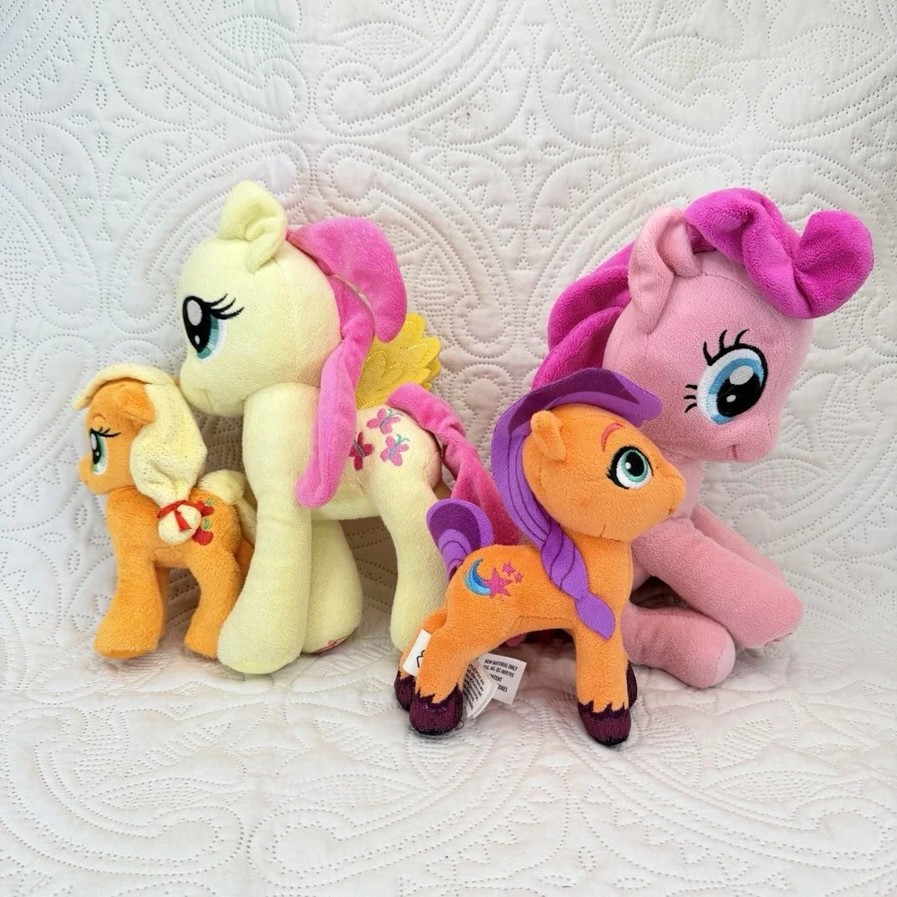 My Little Pony Stuffed Animals Plush Lot Of 4 Ponies 6
